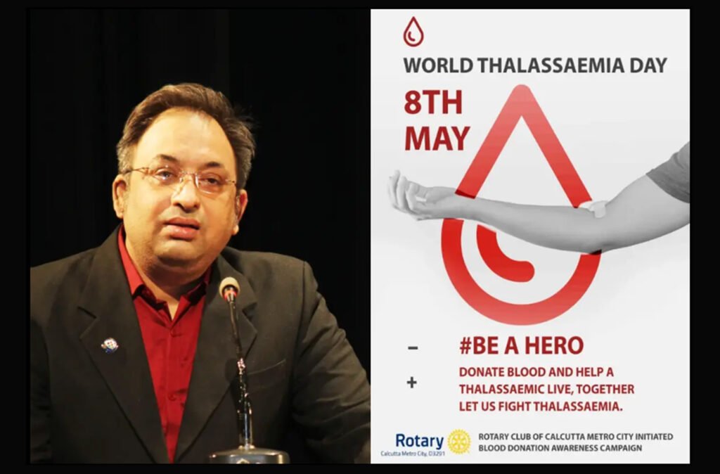 Thalassaemia Prevention needs greater awareness and immediate attention says volunteer and activist Subhojit Roy