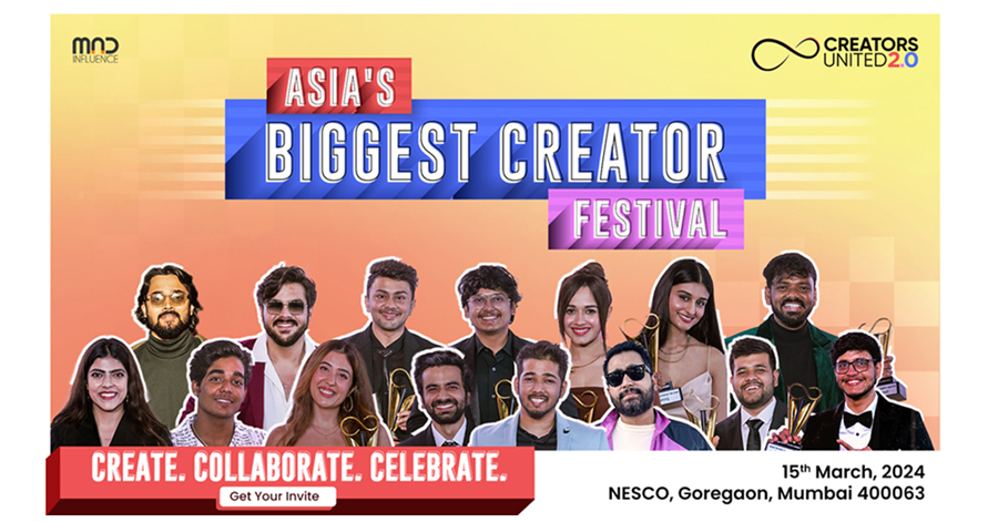 India to host Asia’s biggest creators’ festival, Creators United 2024.