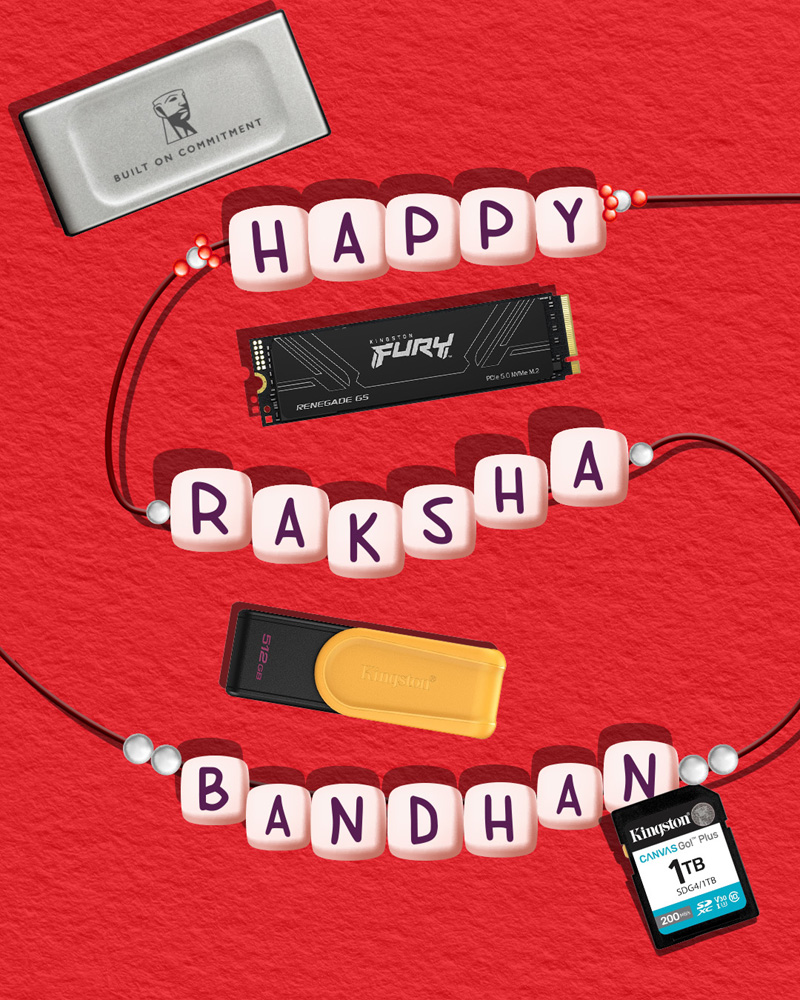 Celebrate Raksha Bandhan with Kingston Technology Thoughtful Tech Gifts for Your Sibling